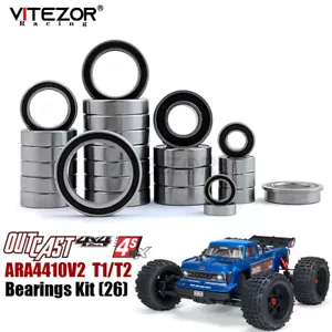 For Arrma 1/10 Outcast 4x4 4S BLX V2 Sealed Bearing Kit 26Pcs - Picture 1 of 8