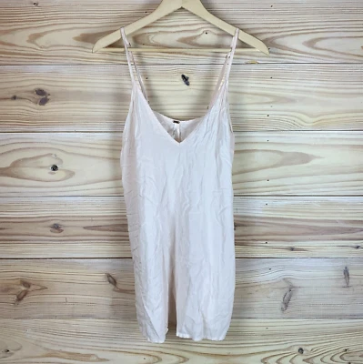 Free People 背心上衣女式小号腮红粉色吊带休闲 — 第 1/4 张图片