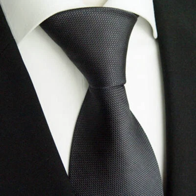 TOM HARRISON Beytnur Seiden Krawatte, Schwarzgrau, Model Nr. K 900.2