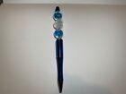 Beaded Pen Blue Paw