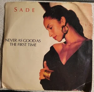 Sade "Never As Good As The First Time / Keep Hanging On (Live)" VG+ / VG - Picture 1 of 4