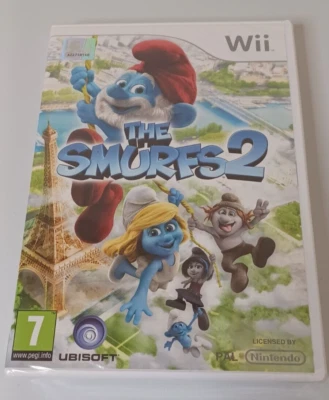 Video Game THE SMURFS 2 Nintendo Wii PAL Version (Ubisoft, 2013) New & Sealed - Image 1 of 2