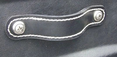 Intérieur Cuir Porte Tirer/Saisie Poignées (Set 2) Land Rover Defender 90/110 - Photo 1/3