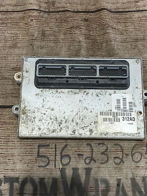 Jeep Wrangler TJ 1997 4,0 transmisión manual motor ordenador ECM ECU P56041312AD fabricante original Foto 1 de 4