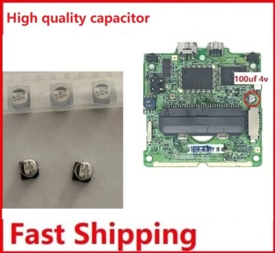 10x SMD/SMT 4v100uf Electrolytic Capacitors 100uf 4v for Game Boy Advance SP - Image 1 of 2