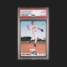 1993 Upper Deck #459 Chipper Jones Gold Foil PSA 8 Pop 7 Only 13 Graded Higher