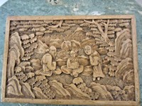 ANTIQUE 19TH CENTURY CHINESE WHITE CINNABAR HAND CARVED LACQUERED JEWELRY BOX