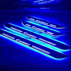 Camry scuff plate kicking step garnish corolla door step plate 4 pieces full set - Picture 1 of 7