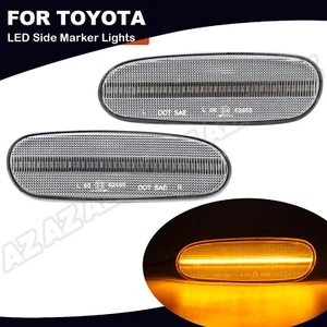 For 2000-2005 Toyota Celica MR2 M/T Spyder Side Marker Lights Bumper Lamps Supra - Foto 1 di 12