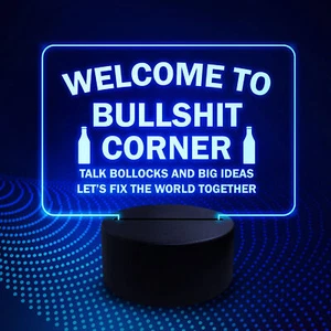 Illuminated Neon Novelty Bar Sign Colour Changing Neon Plaque Home Bar Pub Sign - Picture 1 of 6