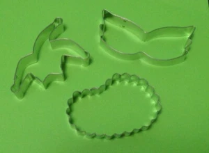 Tagliabiscotti Mardi Gras in latta nuovo - Foto 1 di 4