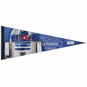 R2-D2 ASTROMECH DROID THE FORCE AWAKENS STAR WARS PREMIUM PENNANT 12"x30" NEW - Picture 1 of 1