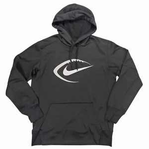 Sudadera con Capucha Nike Para Hombre M Negra Rendimiento Dri Fit Fútbol Ropa Activa - Imagen 1 de 11