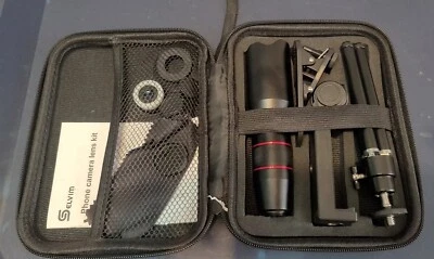 Kit de lentes de teléfono Selvim para cámara, lente teleobjetivo 22x, lente ojo de pez 235°... Foto 1 de 4