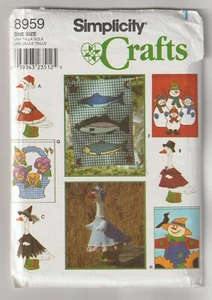 Simplicity Pattern 9019 8959 Lawn Geese Goose Clothing Costume & Seasonal Flags - Picture 1 of 4