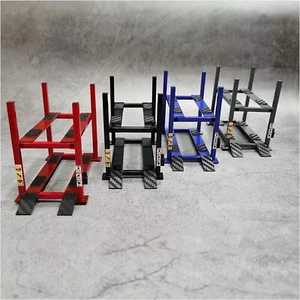 Diorama 1:18/24/43/64 Scale Car Park Model Double Lifts Rack Garage Scene Model - Bild 1 von 19
