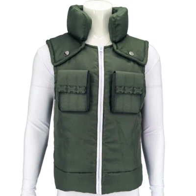 Anime Kakashi Cosplay Vest Halloween Costume Adult Men Sleeveless Jacket - Image 1 of 4