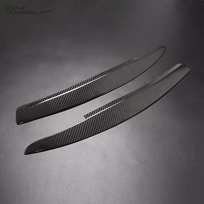 Cubierta de faro de fibra de carbono párpado ceja para VW Volkswagen Scirocco 2008-2017 Foto 1 de 4