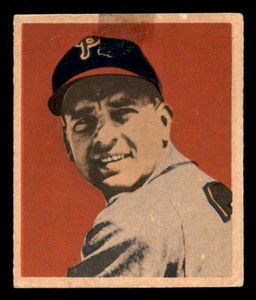 1949 Bowman Andy Seminick Rookie RC #30 GD (tape) Baseball Card