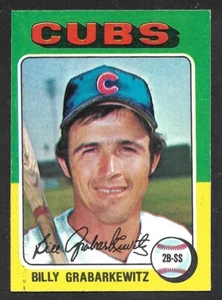 Topps Large #233 1975 Billy Grabarkewitz Chicago Cubs Ex+ B - Imagen 1 de 2