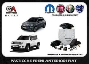 SERIE PASTIGLIE PATTINI FRENO ANTERIORI ORIGINALI FIAT 77368048 500X RENEGADE - Foto 1 di 2