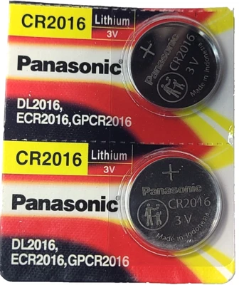 CR2016 PANASONIC 2PK 3V LÍTIO (ÓTIMO VALIDADE 12/34) DL2016 ECR2016 FRETE GRÁTIS - Imagem 1 de 2