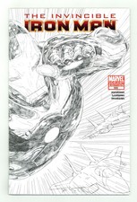 Invincible Iron Man #500F Quesada 1:150 Variant VF- 7.5 2011