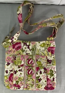 Vera Bradley Hope Garden Crossbody / Messenger Bag 10.5x9.5x2" adjustable strap - Picture 1 of 2