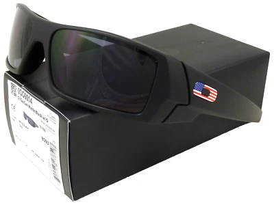 NUEVO Gafas de sol Oakley SI Gascan negro mate con bandera de Estados Unidos l gris 11-192 Foto 1 de 4