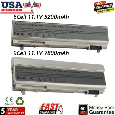 6/9 Cell Battery For Dell Latitude E6400 E6410 E6500 E6510 KY477 PT434 W1193 - Image 1 of 4