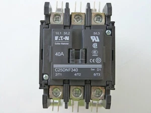 Eaton C25DNF340T Definite Purpose Contactor 3P 40A 24V Coil NEW - Picture 1 of 5