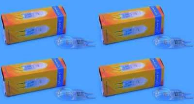 4 Stück 12V 100Watt G-6,35 2000h halogen Studio Stiftsockel Lampe OMNILUX FCR