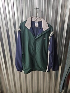 Reebok Windbreaker 90s Fit Vintage Blue/White Mens Small Zip Up Jacket READ  - Picture 1 of 10