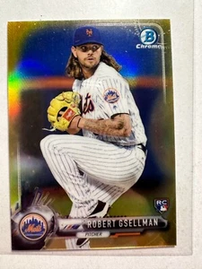 K35,423 - 2017 Bowman Chrome Mini Gold Refractors #34 Robert Gsellman #/50 - Picture 1 of 1