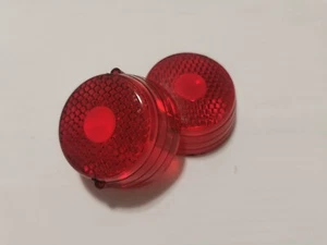 COPPIA PLASTICHE CARELLO PER FANALI POST FIAT 500 C TOPOLINO - Picture 1 of 5