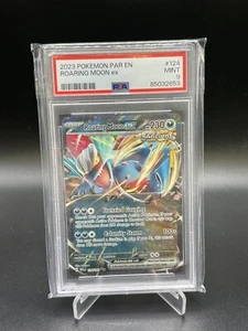 2023 POKEMON PAR EN-PARADOX RIFT SPECIAL ILLUSTRATION RARE ROARING MOON EX PSA 9 - Picture 1 of 2