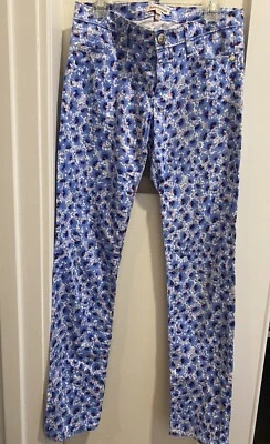 Pantalones florales azules Juicy Couture para niñas 14 Foto 1 de 3