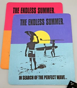 2 Endless Summer Mouse Pads Perfect Wave Computer 9" X 8" Surfing Beach - Picture 1 of 5