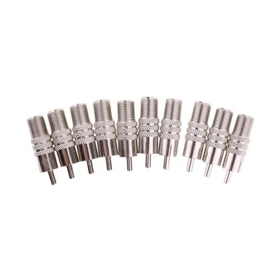 10pieces F Type Coaxial Coax Jack Female to RCA Plug Male Adapter Connector - Image 1 of 4