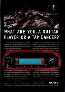 ANUNCIO IMPRESO PROCESADOR DE MÚSICA SONY HR-GP5 1995 DE COLECCIÓN - Imagen 1 de 1