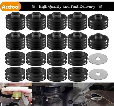 Body Cab Mount Bushings Kit KF04050BK For Ford F250 F350 Super Duty 2/4WD 99-17 - Image 1 of 4