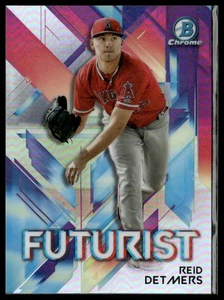 2021 Bowman #FUT-RD Reid Detmers Chrome Futurist - Picture 1 of 2