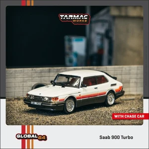 Tarmac Works TW 1:64 Saab 900 Turbo White Diecast Model Car - Picture 1 of 5