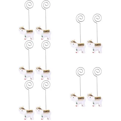  5 Pieces Elefant Deko Kartenständer Hochzeit Hochzeitstischkartenhalter - Bild 1 von 4