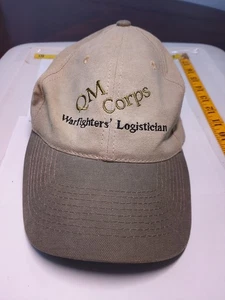 QM Corps Baseball cap-Warfighters Logistician adjustable - Picture 1 of 7