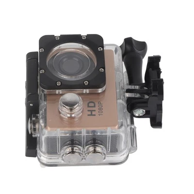 Waterproof Outdoor Cycling Sports Mini DV Action Camera Camcorder (Gold) - Image 1 of 4