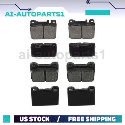 For 1977 1978 Mercedes-Benz 230 Pair Front + Rear Brake Pads Set - Image 1 of 4