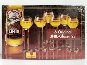 Linie Aquavit 6 Gläser 2cl NEU OVP - Bild 1 von 3