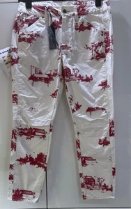 G-STAR RAW JEANS RED ELWOOD 5622 3D MID BOYFRIEND TOILE DE JOUY W26 L30 NWT - Picture 1 of 14