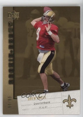 2006 Upper Deck Rookie Debut Hot Box Gold /99 Drew Brees #60 - Image 1 of 2